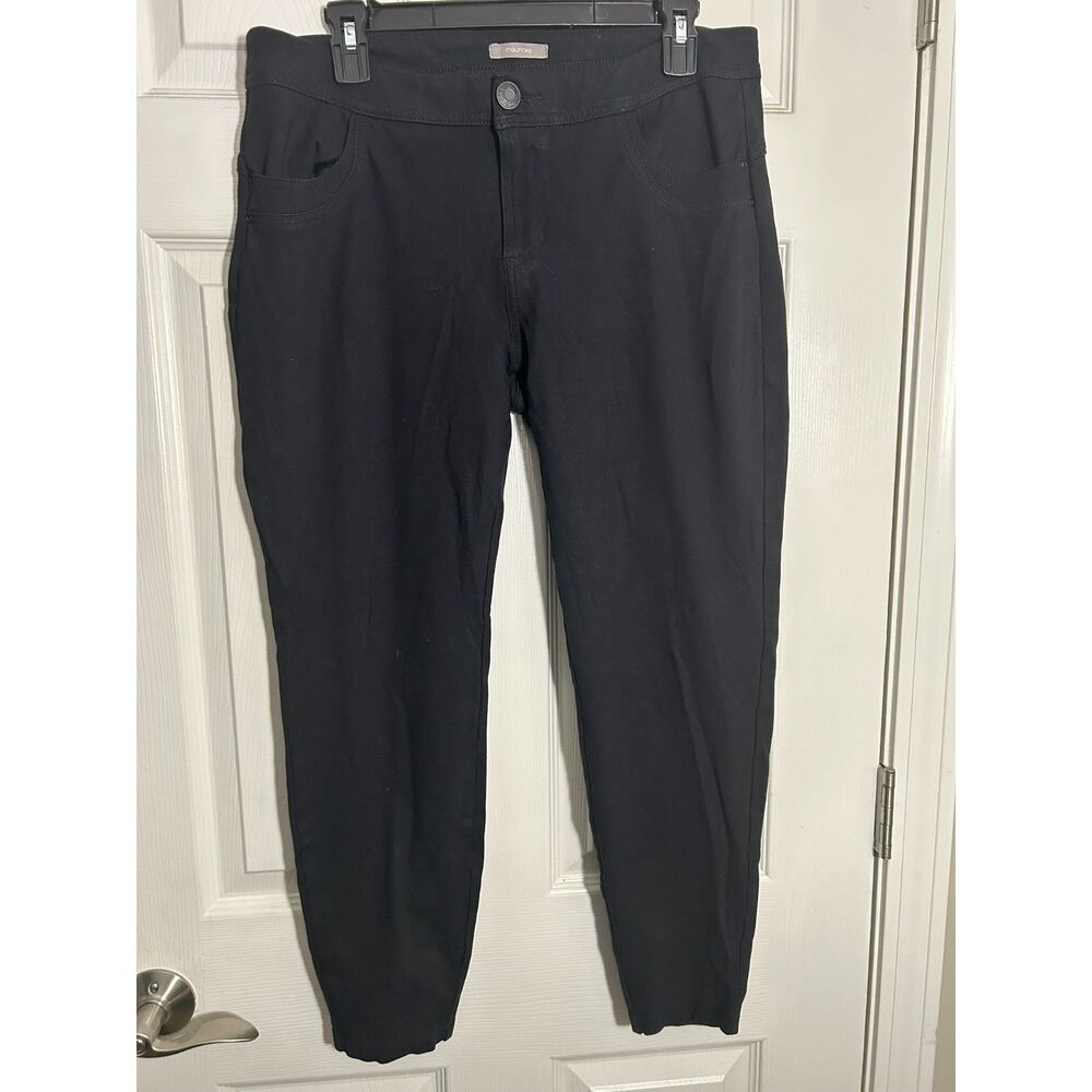 Maurices Women's Black High Rise Stretch Skinny Pants
